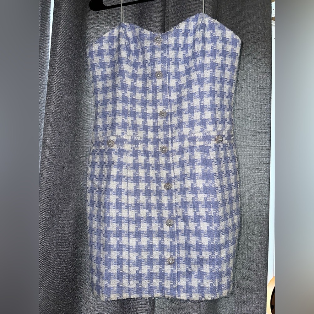 Amanda Uprichard Teagan Dress in Lennox Tweed